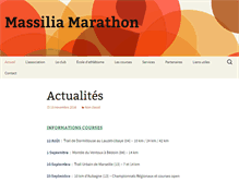 Tablet Screenshot of massilia-marathon.com